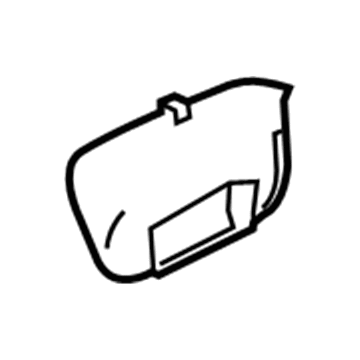 Honda 72121-T0G-A01ZB Cap, R Ins*NH167L*