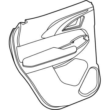 GM 42776572 Door Trim Panel
