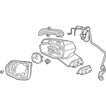 GM 84698488 Mirror Assembly