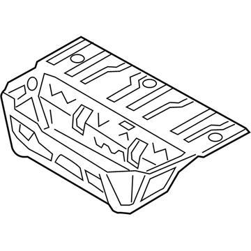 BMW 41-00-7-947-328 Luggage Compartment Floor, R