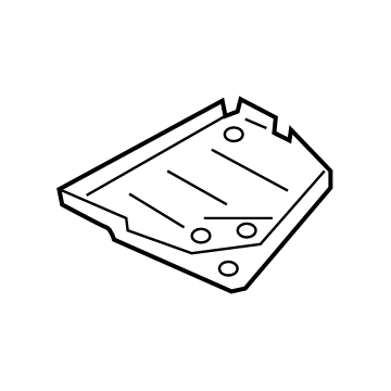 BMW 41-00-7-947-134 Trunk Floor Right