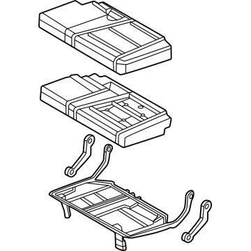 Kia 89A10S9000ONA Cushion Assembly-3RD Sea
