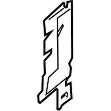 Ford AC2Z-8310-A Side Baffle