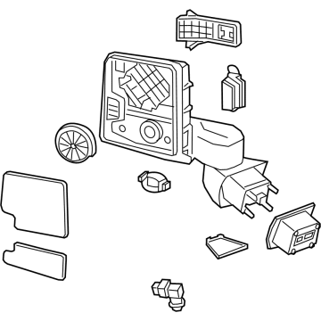 GM 84944543 Mirror Assembly