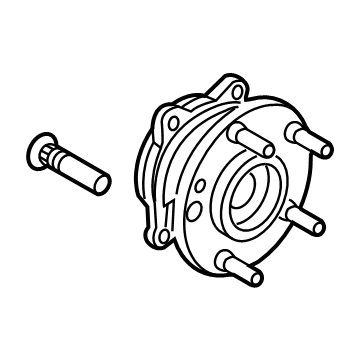 Hyundai 51730-L1000 Front Wheel Hub Assembly