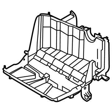 Hyundai 97137-L5000 Case-Heater & EVAPORATOR, LWR