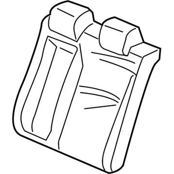 Honda 82521-TBA-A41ZA Trim Cover (Cashmere Ivory)