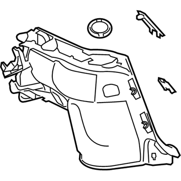 Lexus 64740-76010-C1 Panel Assembly, Deck Trim
