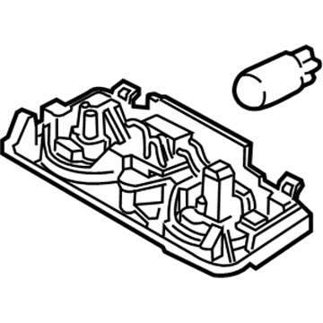 BMW 63-31-9-321-578 Interior Light, Adjustable
