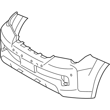 Lexus 52119-6A952 Front Bumper Cover L/P