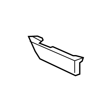 Lexus 76851-60010 Spoiler, Front, RH