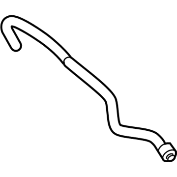 Nissan 49725-JA10A Hose-Return, Power Steering