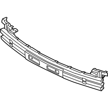 Kia 865304D000 Rail Assembly-Front Bumper