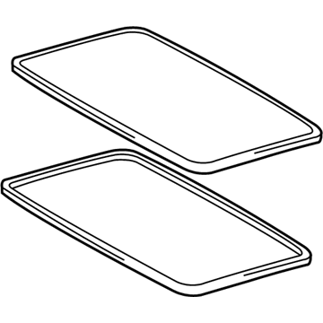 Toyota 63201-12300 Sunroof Glass