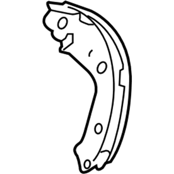 Honda 43153-SNA-A03 SHOE, RR- BRAKE