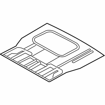 Mopar 5155123AA Pan-Rear Floor