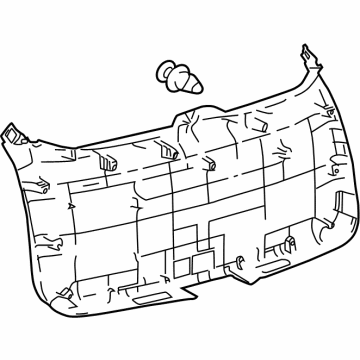 Lexus 67750-F6020-C0 BOARD ASSY, BACK DOO