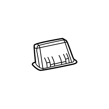 Lexus 75838-F6010-C0 COVER, BACK DOOR FIN