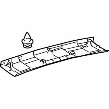 Lexus 67765-78020-C0 COVER, BACK DOOR TRI