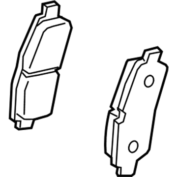 Toyota 04465-WB001 Front Pads
