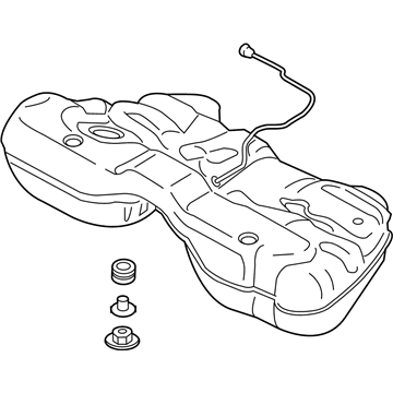 BMW 16-11-7-411-799 Plastic Fuel Tank