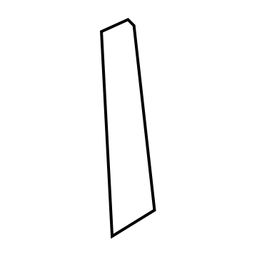 Hyundai 86363-J3000 Black Tape-Front Door Rear, LH