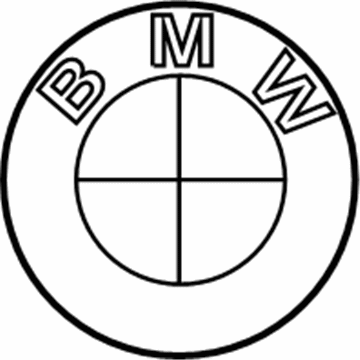 BMW 51-14-7-376-339 Front Emblem