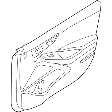 Hyundai 82305-GI150-NNB PANEL ASSY-FRONT DOOR TRIM, LH