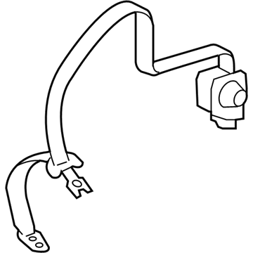 Toyota 73350-04043-A0 Center Belt Assembly