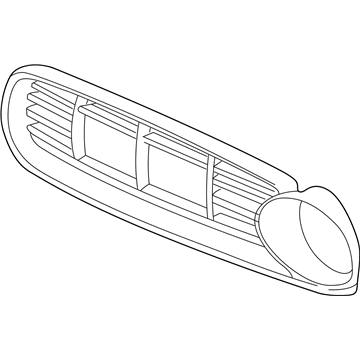 BMW 51-13-8-268-231 Trim Ring, Front, Left