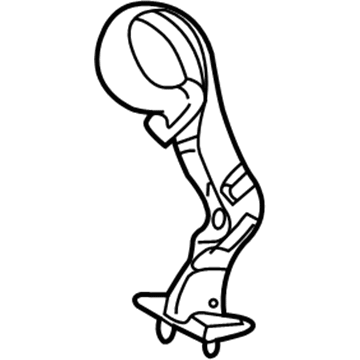 Ford 3L2Z-7860044-AAB Center Seat Belt