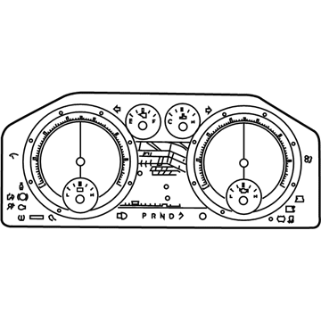 Mopar 68259702AA Lens-Instrument Cluster
