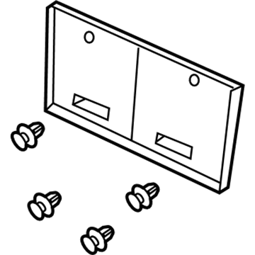 Mopar 68086345AA Plate Kit