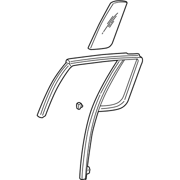 Ford 1L2Z-7825766-AAA Vent Glass