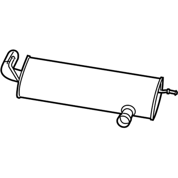 Mopar 52059937AI Exhaust Muffler And Tailpipe