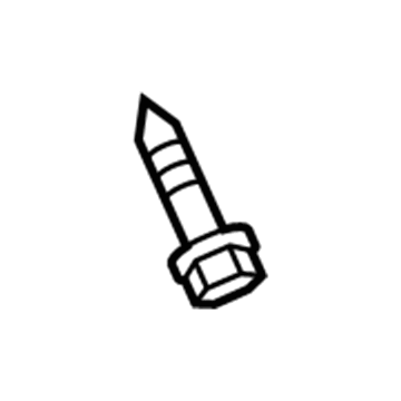 Mopar 6510174AA Screw-HEXAGON FLANGE Head Tapping