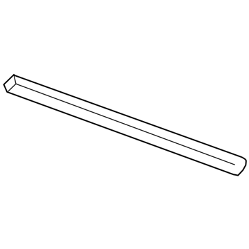 Mopar 55112376AI WEATHERSTRIP-Front Door Belt Outer