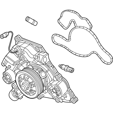 Mopar 68346915AA Water Pump