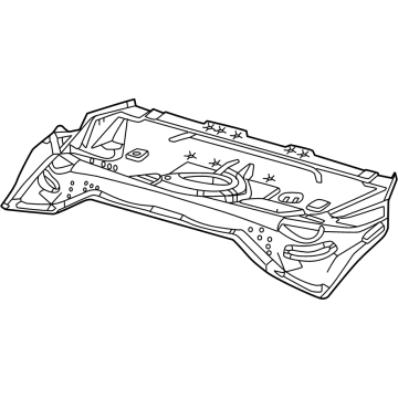 Mopar 68250813AA Pan-Center Floor