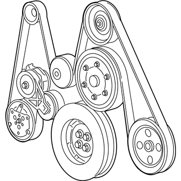Mopar 53041138AE Belt-SERPENTINE