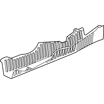 Acura 74629-3W0-A00 PLATE, FR. (LOWER)