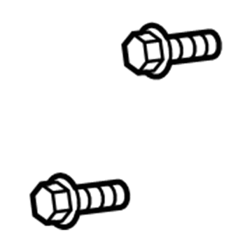 Mopar 6105050AA Bolt-HEXAGON FLANGE Head