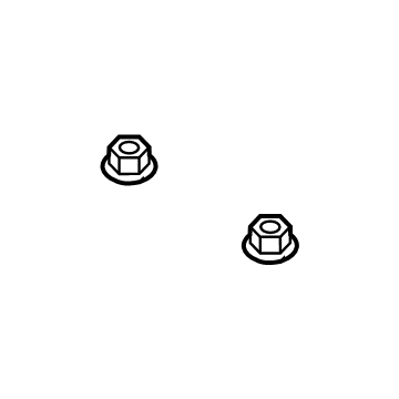 Mopar 6509581AA Nut-HEXAGON FLANGE