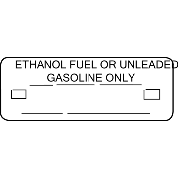 Ford YU5Z-9A095-BA Info Label