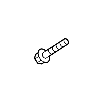 Mopar 6511168AA Bolt-HEXAGON FLANGE Head