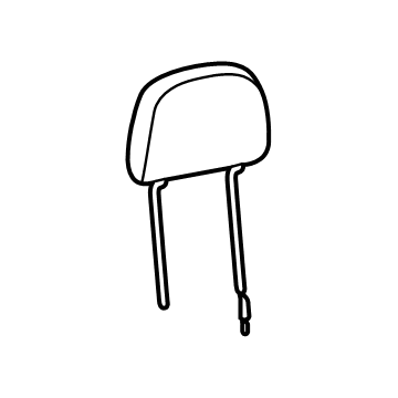 Mopar 6AF46DX9AC HEADREST-Front