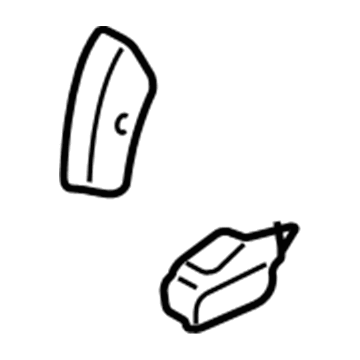 Ford 3L2Z-7861349-BAB Recline Cover