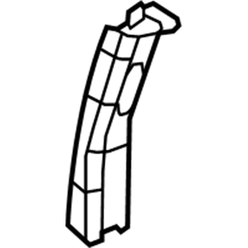 Mopar ZR26DX9AF Panel-B Pillar Upper Trim