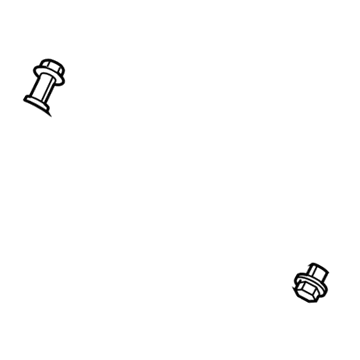 Mopar 6509206AA Bolt-HEXAGON FLANGE Head