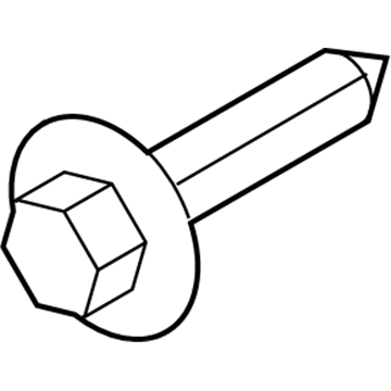 Mopar 6106058AA Screw-HEXAGON FLANGE Head